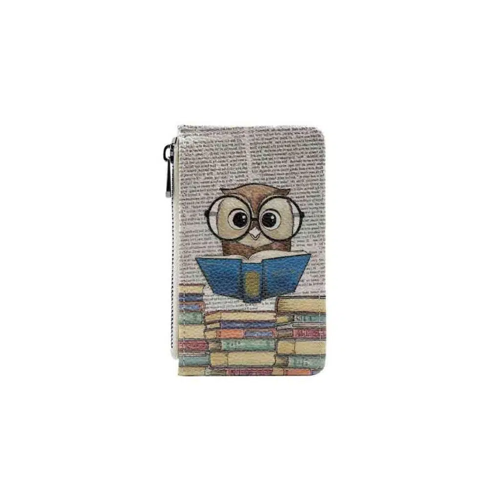 Dogo Kadın Çok Renkli Cüzdan - The Wise Owl Tasarım