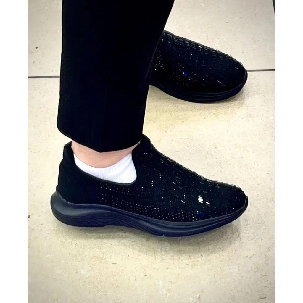 Kadın Taş İşlemeli Ultra Hafif Taban Rahat Casual Ayakkabı