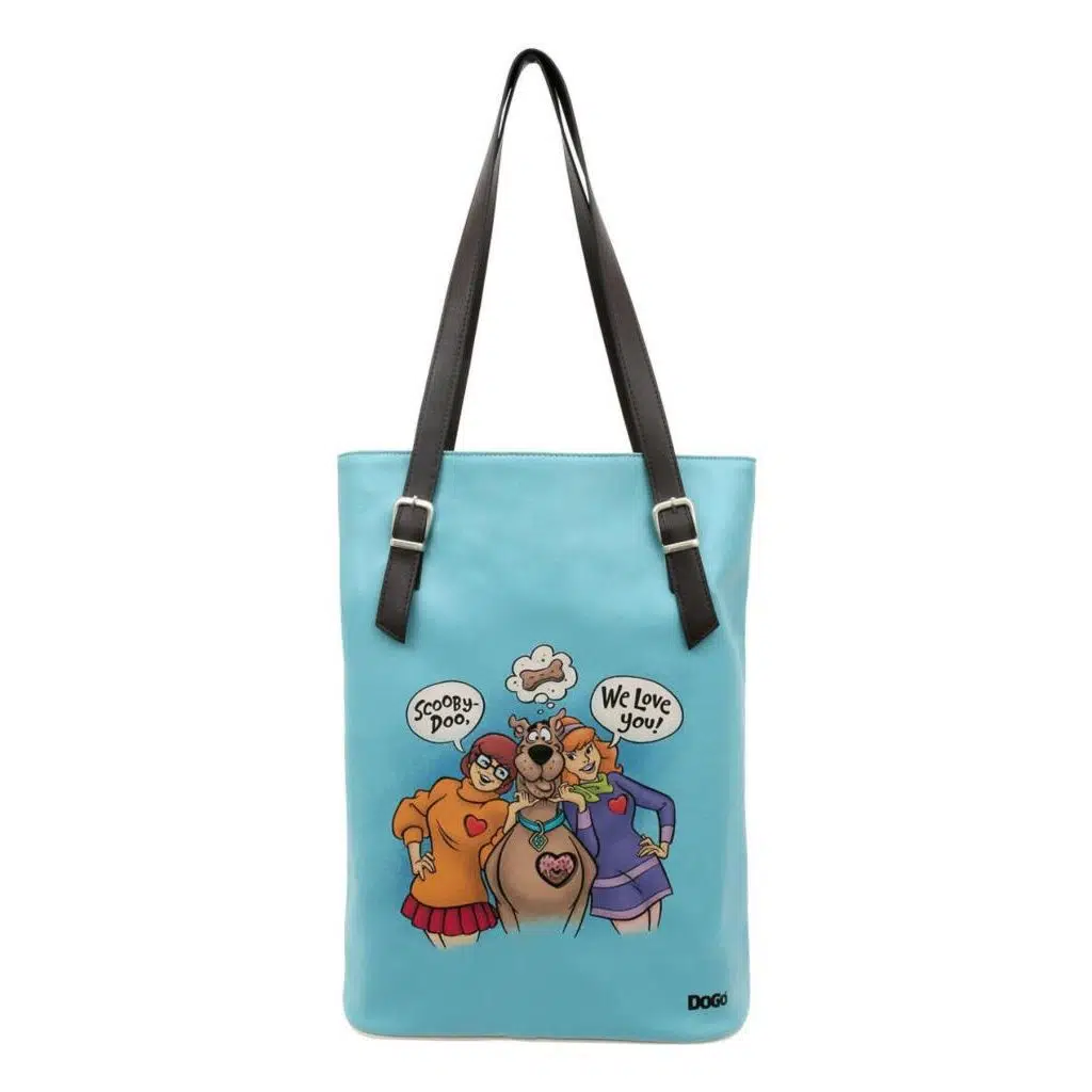 Kadın Vegan Deri Kırmızı Omuz Çantası - Warner Bros Hungry Doo Tasarım