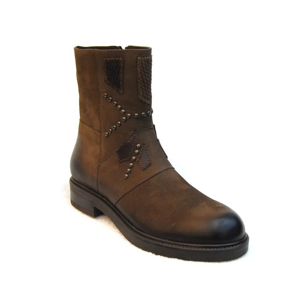  Kadın Vizon Hakiki Deri Termo Taban Bot