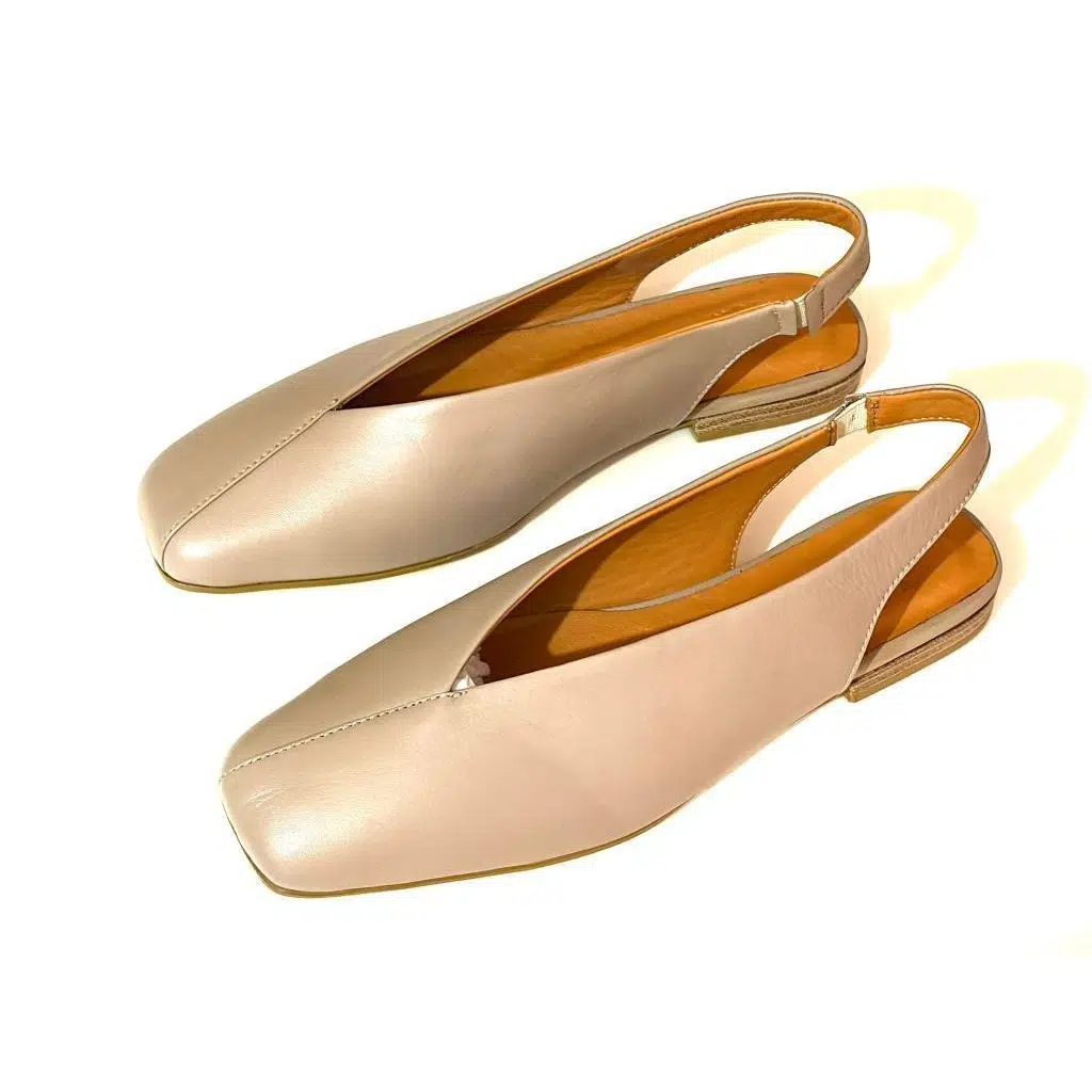 Venüs 26510106Y Kadın Hakiki Deri Arkası Açık Trend Babet