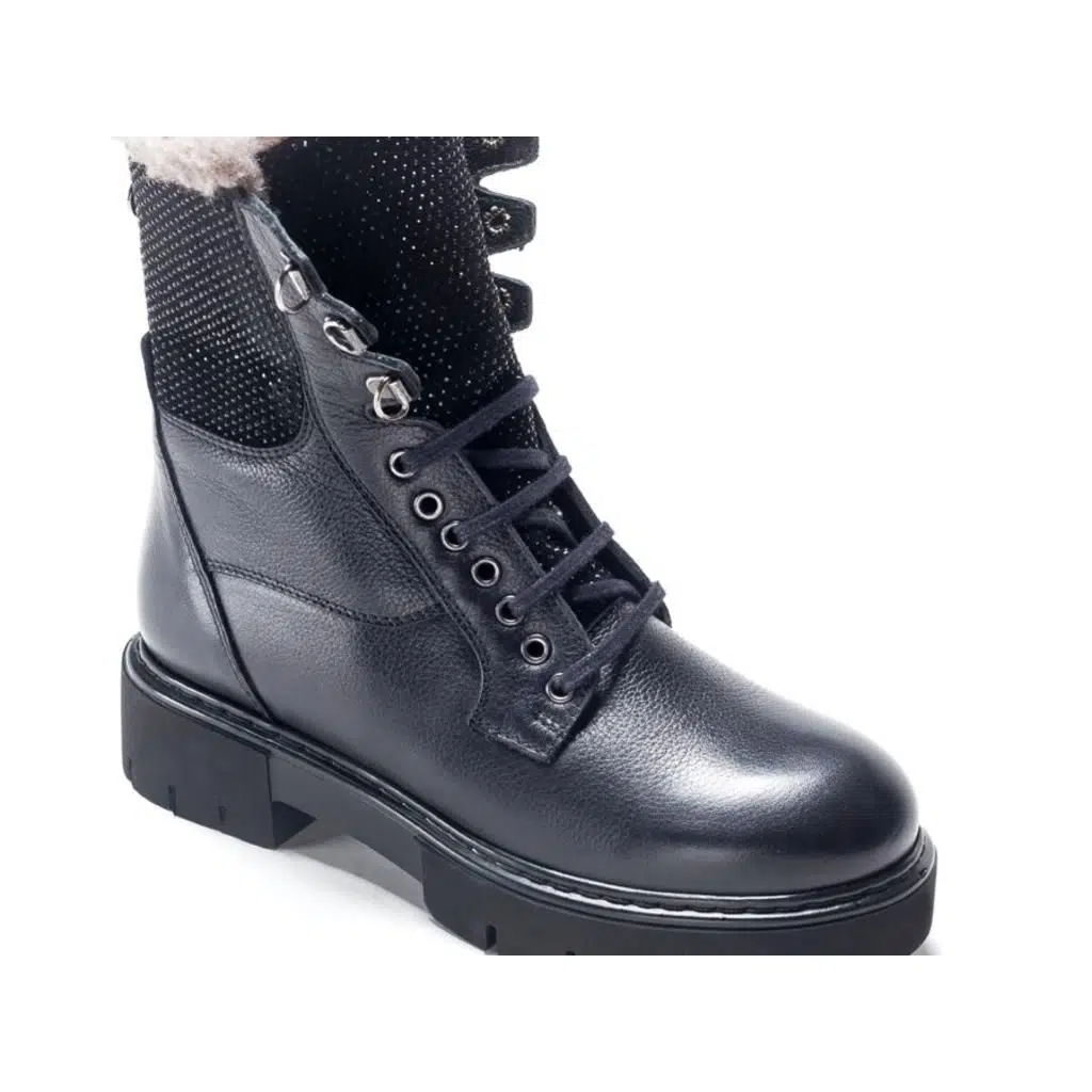 Venüs Kadın 1705604 Deri Taş Detaylı Vns Siyah Bot